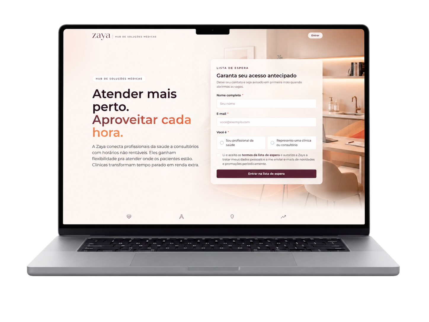Notebook Zaya – plataforma de gestão em saúde